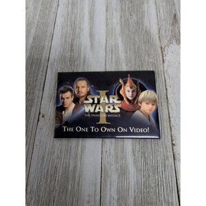 Star Wars "The Phantom Menace" Promotional Pin 2000 Lucasfilm Pinback
